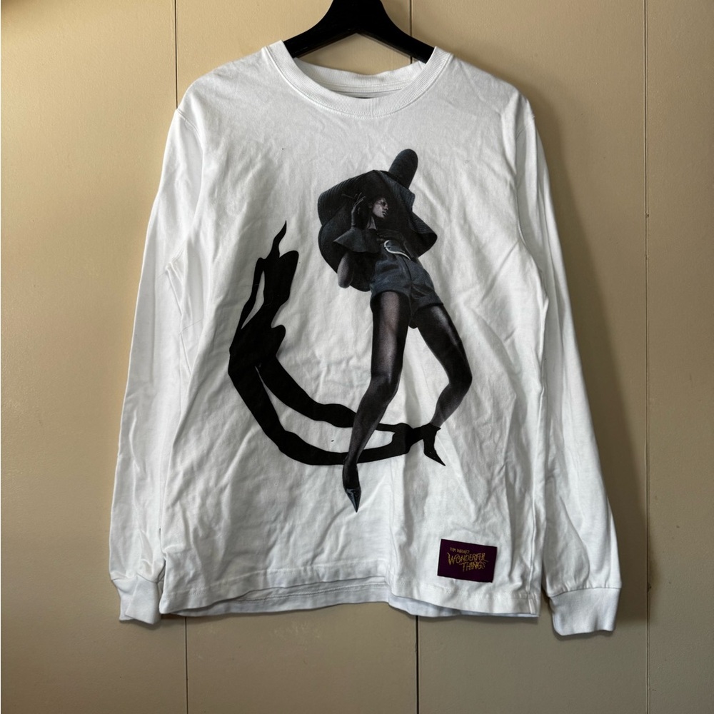White Long Sleeve Graphic Tee